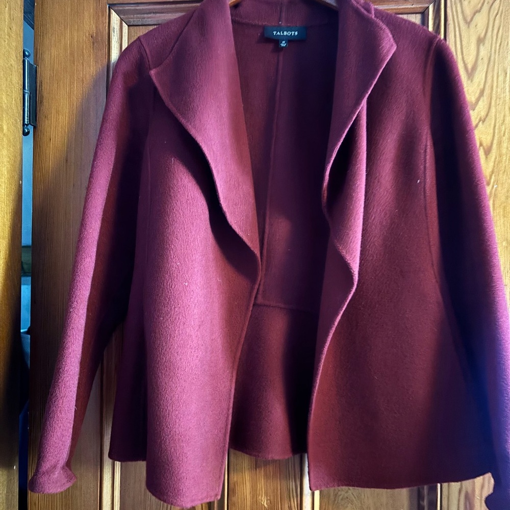 Talbots Rich Burgundy Blazer